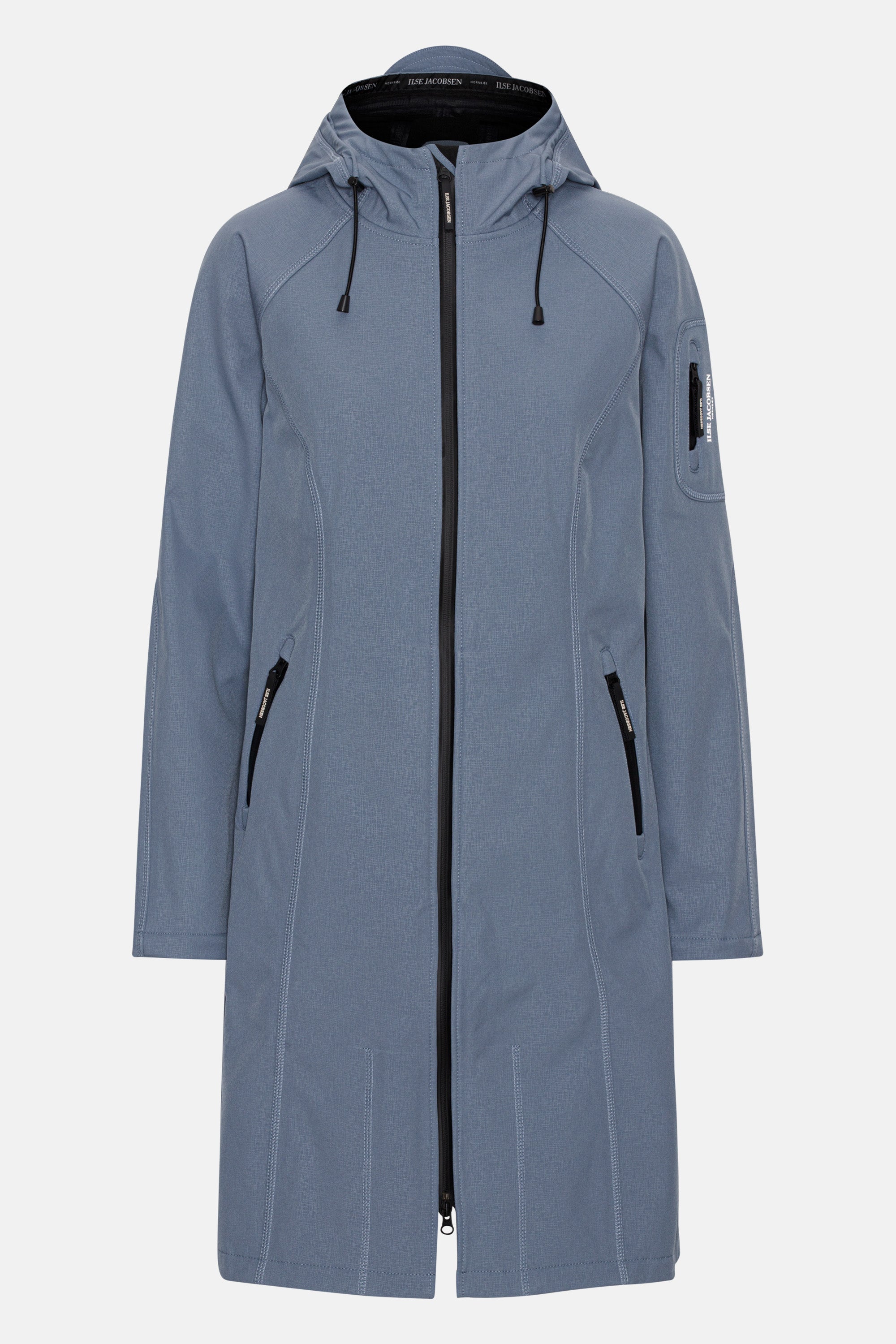 Ilse Jacobsen Hornbæk Rain Langer Regenmantel Raincoat 696 Winter Ocean
